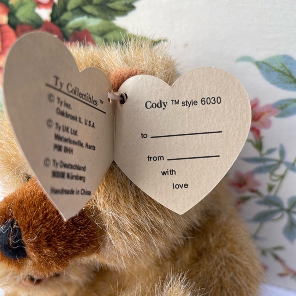 NWT TY Attic Treasures Cody the Bear - Picture 2 of 2